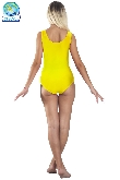 BODY DANZA LYCRA SMANICATO GIALLO DONNA